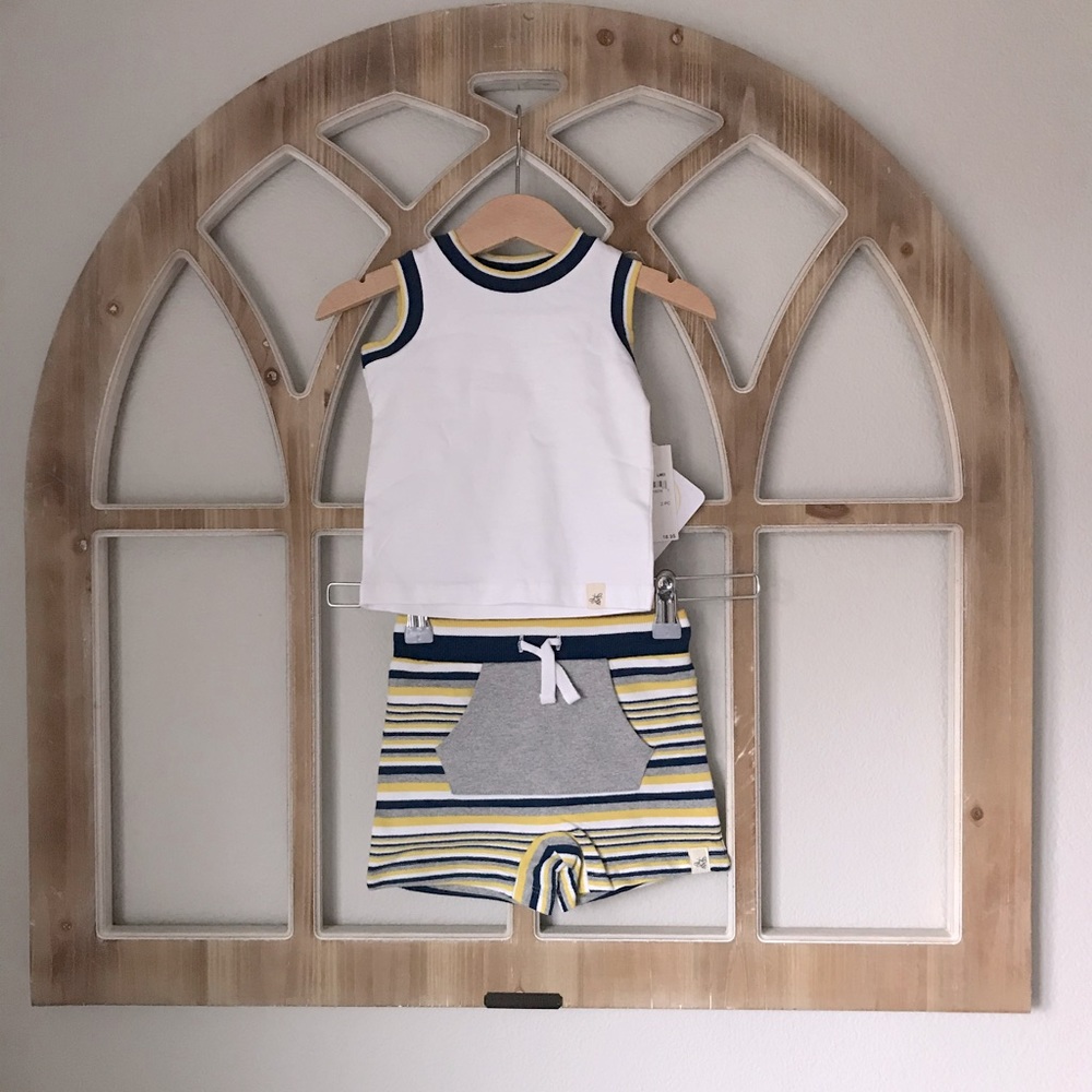 Burt’s Bees Baby Organic Cotton Tank/Short Set